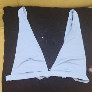 NWT Kikirio Light Blue Bikini Top